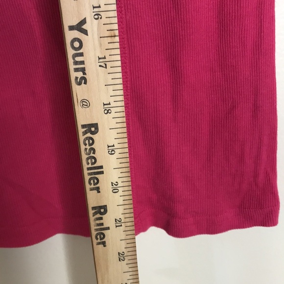 Ladies pink basic tank top size small - Picture 6 of 8